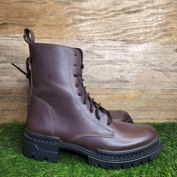 New Steve Madden Jasimyn Combat Boots - Picture 3 of 10